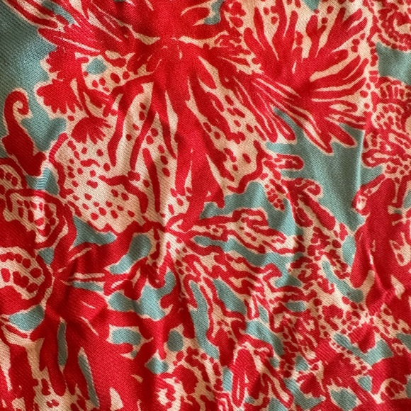 Lilly Pulitzer NWT Fan Scarf - Picture 5 of 10